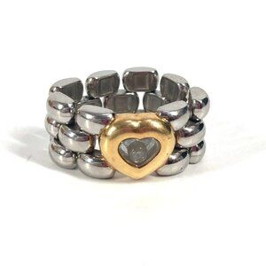 Chopard Happy diamond Heart Accessories Ring SS Silver/Gold